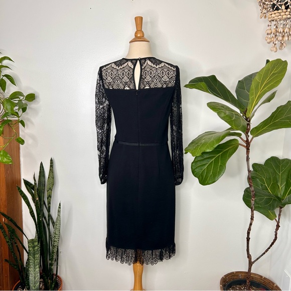 Tory Burch Tiana Black Lace sleeve Dress - Picture 11 of 12